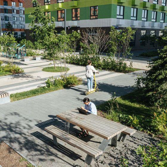 Медленная зона для электросамокатов — «Green park» — фото № 8
